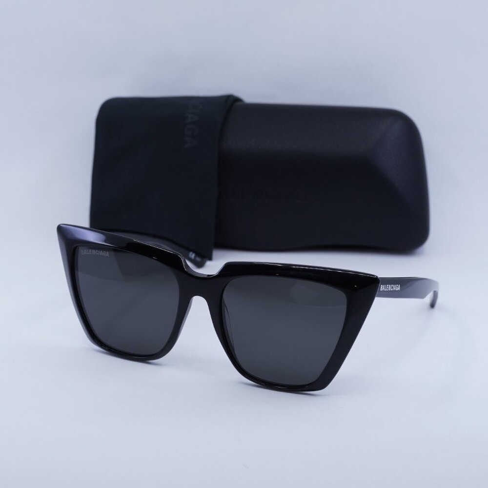 Final Price! Balenciaga BB0046S 001 Black Grey Sunglasses